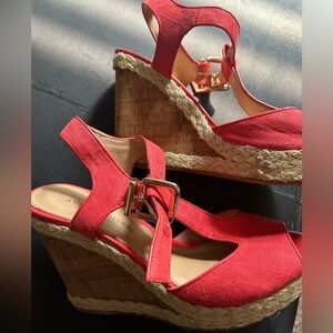 Antonio Melani Red Women's Wedges